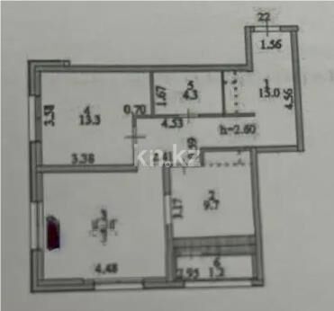 Продажа 2-комнатной квартиры, 62 м² - Продажа двухкомнатных квартир в блочном доме в Казахстане - страница 74 фото 3 из 3
