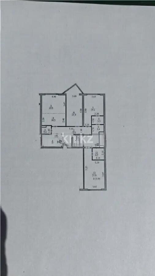 Продажа 4-комнатной квартиры, 127.7 м² - Продажа квартир в Медеуском р-не Алматы фото 3 из 3