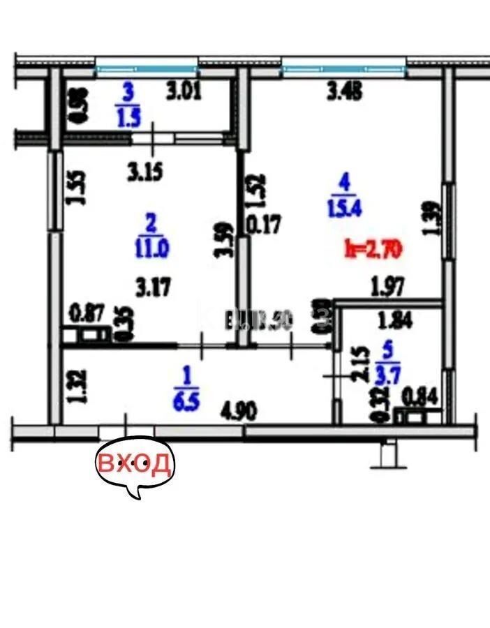Продажа 1-комнатной квартиры, 38.1 м² - Продажа однокомнатных квартир в Турксибском р-не Алматы - страница 3 фото 3 из 3