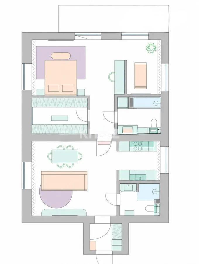 Продажа 2-комнатной квартиры, 87 м² - Продажа квартир в Караганде - страница 12 фото 5 из 5