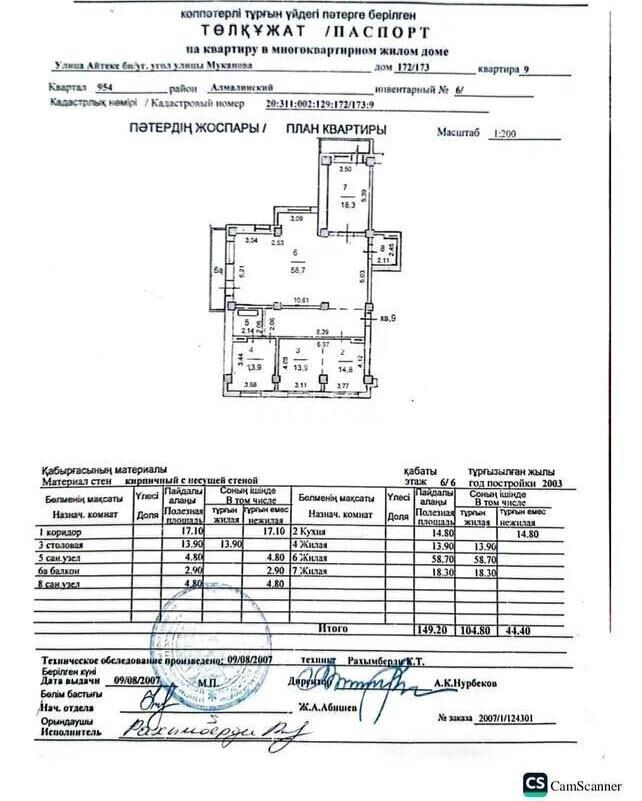 Продажа 4-комнатной квартиры, 150 м² - Продажа четырехкомнатных квартир в Алматы - страница 23 фото 7 из 7