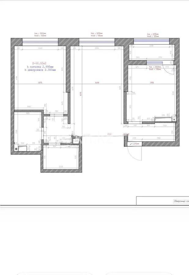 Продажа 2-комнатной квартиры, 66 м² - Продажа квартир в новостройках Алматы без посредников фото 1 из 1