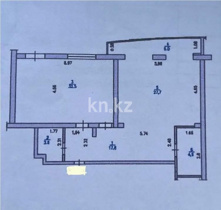 Продажа 3-комнатной квартиры, 93 м² - Продажа трехкомнатных квартир в кирпичном доме в Алматы - страница 4 фото 2 из 2