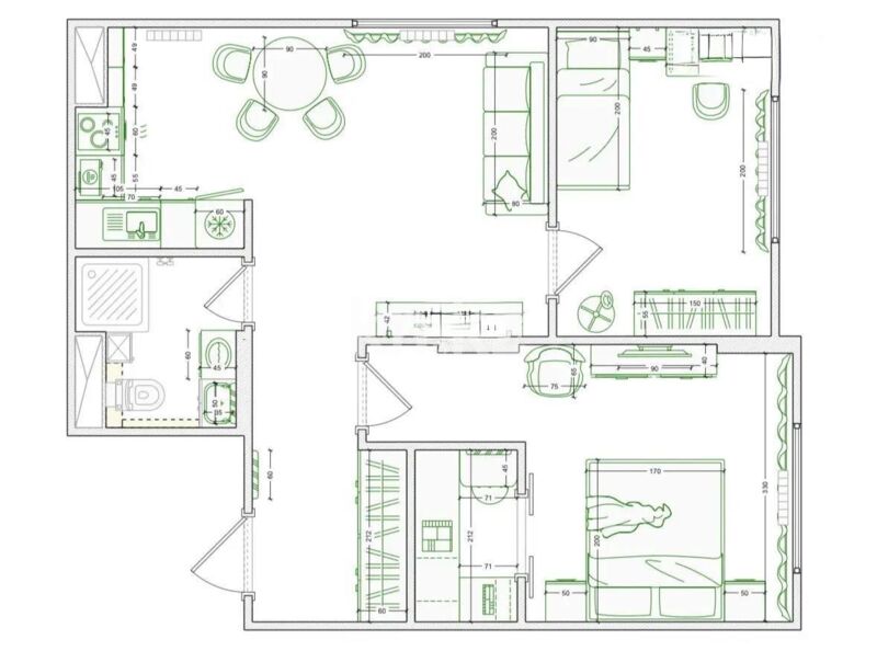 Продажа 3-комнатной квартиры, 55 м² - Продажа трехкомнатных квартир в Бостандыкском р-не Алматы - страница 12 фото 6 из 6