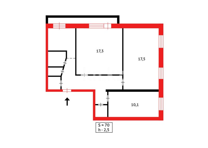 Продажа 3-комнатной квартиры, 70 м² - Продажа квартир в панельном доме в Казахстане - страница 54 фото 17 из 17