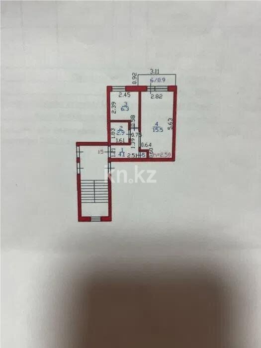 Продажа 1-комнатной квартиры, 30 м² - Продажа квартир в кирпичном доме в Казахстане - страница 5 фото 10 из 10