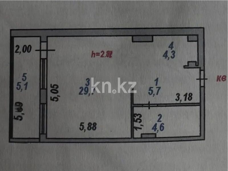 Продажа 1-комнатной квартиры, 48 м² - Продажа  однокомнатных квартир в новостройках Астаны - страница 18 фото 3 из 3