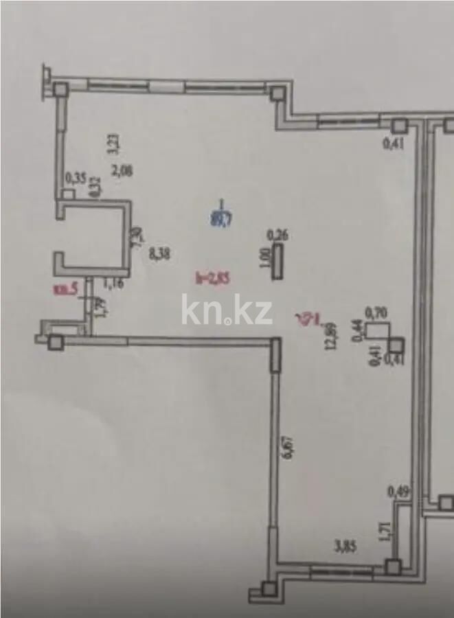 Продажа 3-комнатной квартиры, 89.7 м² - Продажа трехкомнатных квартир в кирпичном доме в Алматы - страница 4 фото 3 из 3