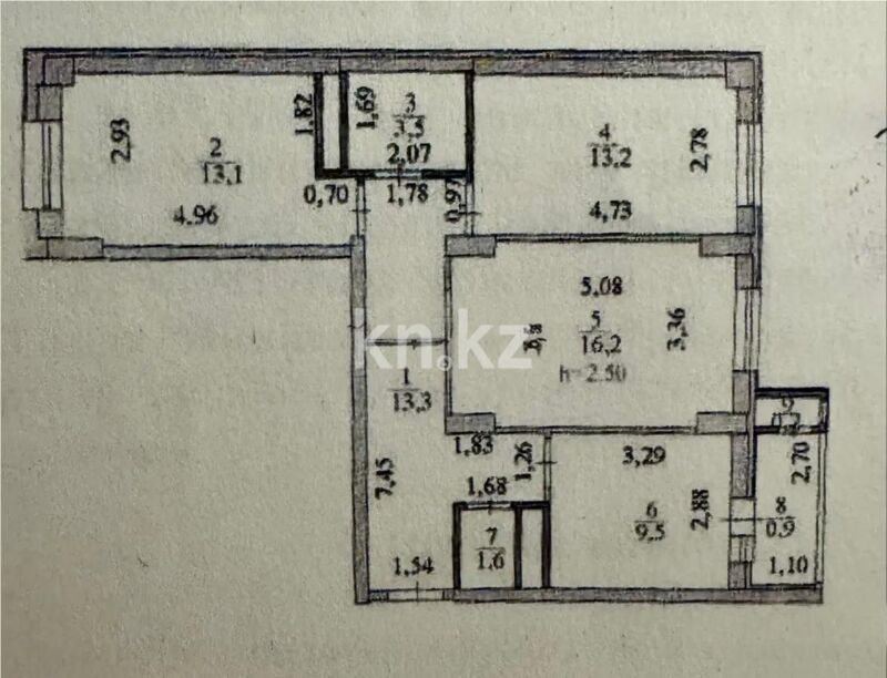 Продажа 3-комнатной квартиры, 72 м² - Продажа квартир в р-не Сарайшык Астаны - страница 3 фото 5 из 5