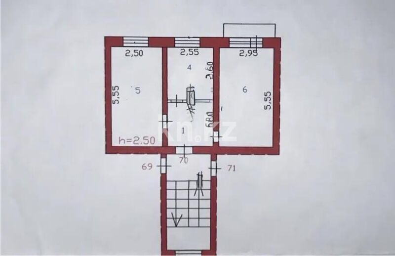Продажа 2-комнатной квартиры, 43 м² - Продажа двухкомнатных квартир в Абае - страница 3 фото 1 из 1