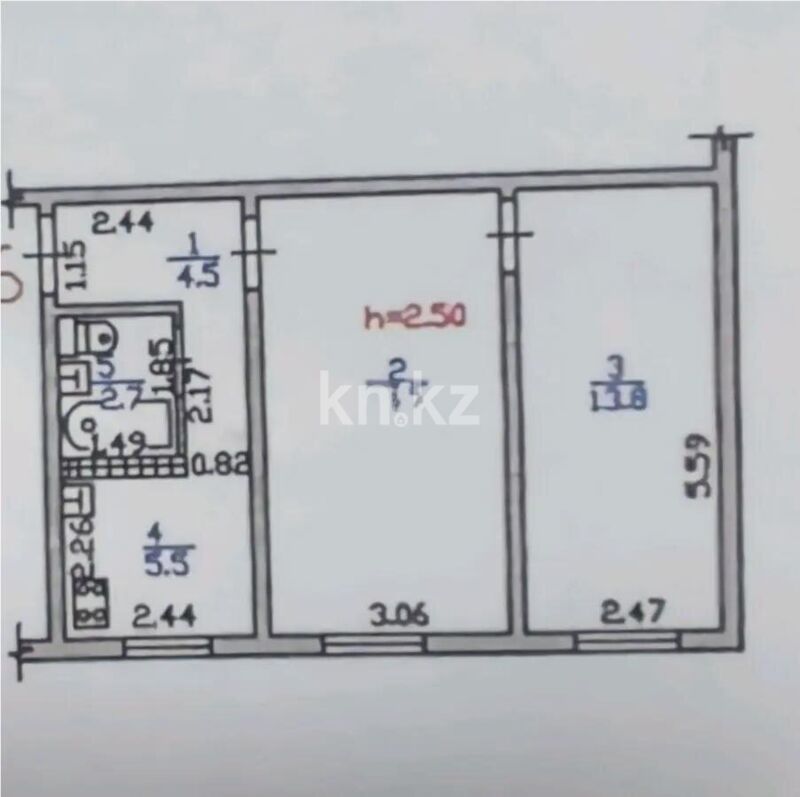 Продажа 2-комнатной квартиры, 44 м² - Продажа недвижимости в Алматы - страница 28 фото 6 из 6