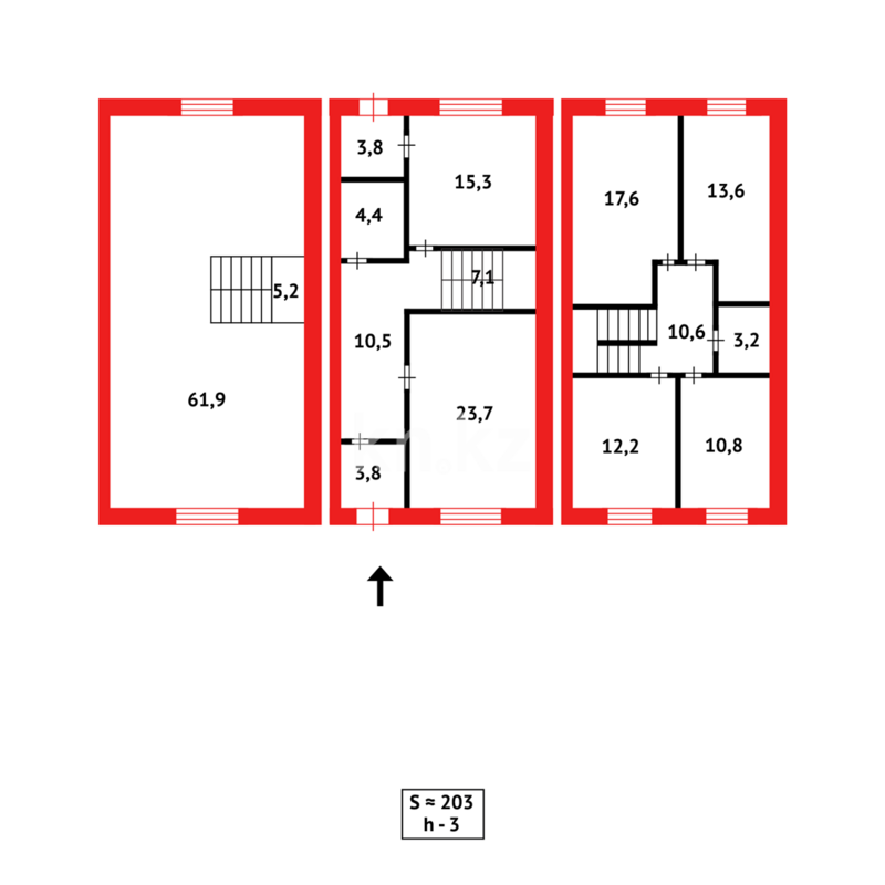 Продажа 5-комнатного дома, 203.3 м² - Продажа домов, коттеджей в Городе Караганды - страница 2 фото 21 из 21