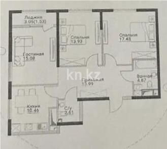 Продажа 3-комнатной квартиры, 80 м² - Продажа трехкомнатных квартир в Алатауском р-не Алматы - страница 13 фото 1 из 1