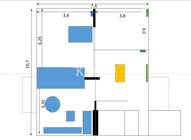 Продажа 3-комнатной квартиры, 78.21 м² - Продажа трехкомнатных квартир в Турксибском р-не Алматы - страница 11 фото 2 из 2