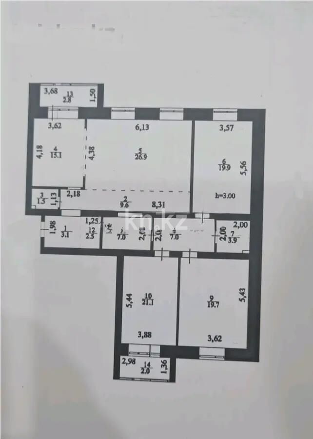 Продажа 4-комнатной квартиры, 142.1 м² - Продажа квартир в кирпичном доме в Астане - страница 225 фото 4 из 4