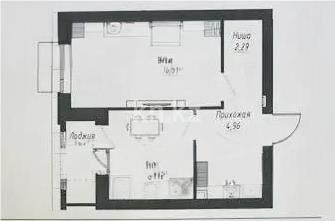 Продажа 1-комнатной квартиры, 40 м² - Недвижимость в Астане - страница 31 фото 1 из 1