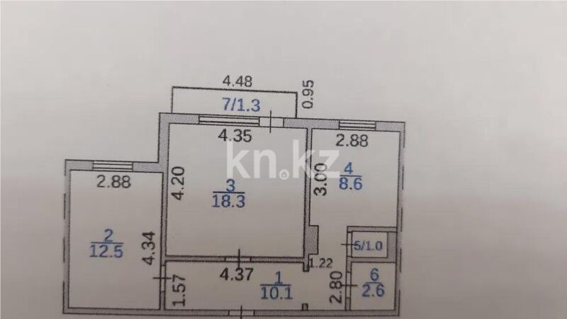Продажа 2-комнатной квартиры, 54 м² - Продажа двухкомнатных квартир в Майкудуке Караганды - страница 18 фото 1 из 1