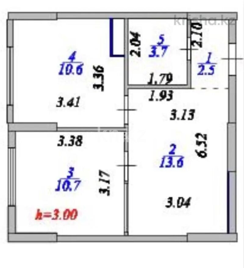 Продажа 2-комнатной квартиры, 41.1 м² - Продажа двухкомнатных квартир в блочном доме в Казахстане - страница 2 фото 4 из 4