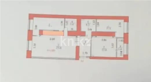 Продажа 3-комнатной квартиры, 80.2 м² - Продажа квартир в монолитно-каркасном доме в Астане - страница 92 фото 1 из 1