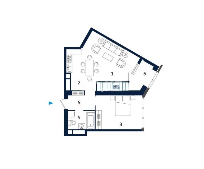 Продажа 2-комнатной квартиры, 57 м² - Продажа двухкомнатных квартир в Бостандыкском р-не Алматы - страница 38 фото 1 из 1