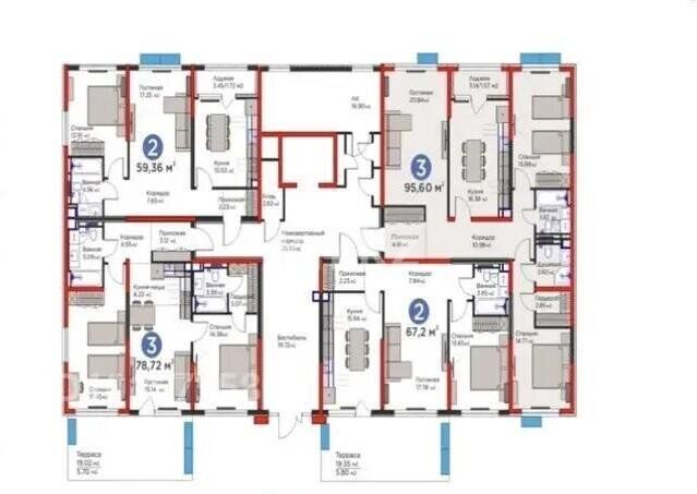 Продажа 3-комнатной квартиры, 95 м² - Продажа квартир в новостройках Алматы - страница 21 фото 1 из 1
