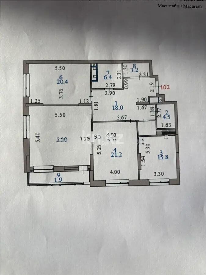 Продажа 3-комнатной квартиры, 121 м² - Продажа трехкомнатных квартир в Астане - страница 10 фото 3 из 3
