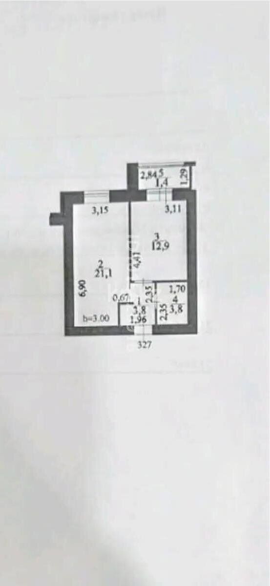 Продажа 1-комнатной квартиры, 43 м² - Недвижимость в Астане - страница 7 фото 1 из 1
