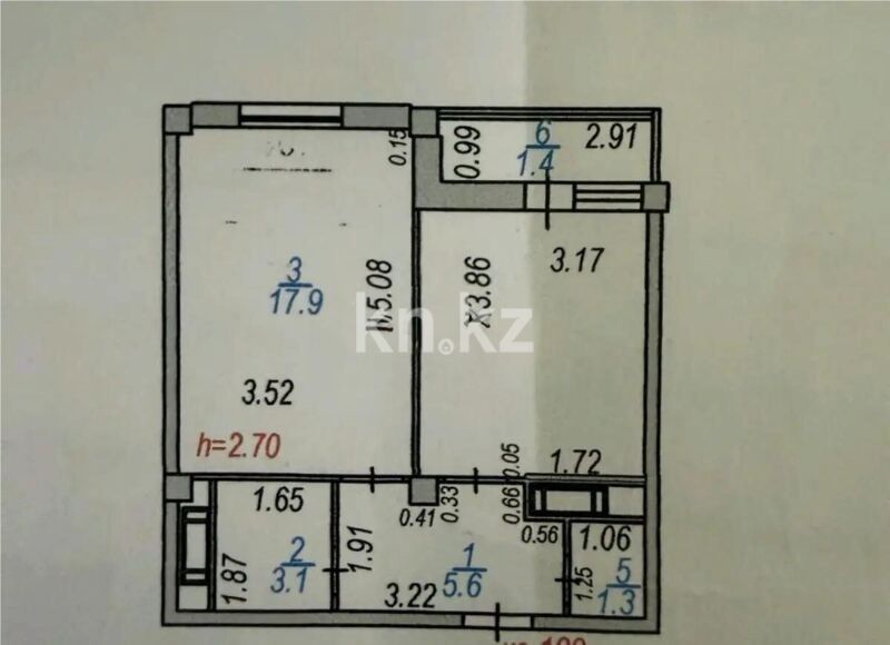Продажа 1-комнатной квартиры, 42 м² - Продажа однокомнатных квартир от собственников в Астане - страница 2 фото 5 из 5