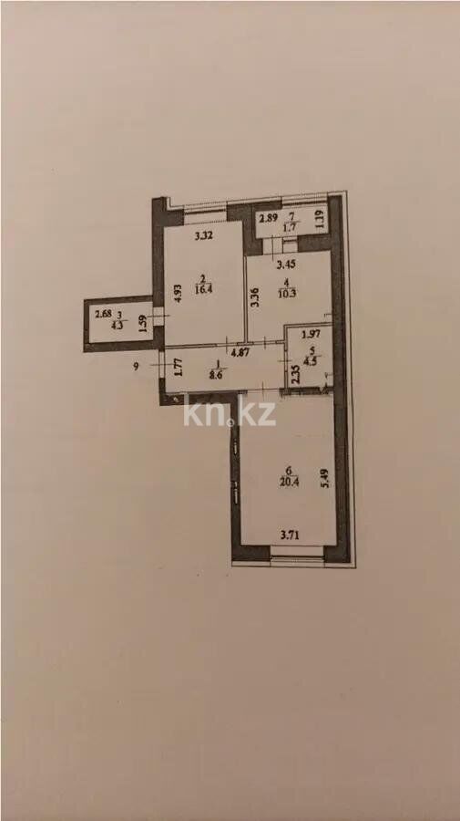 Продажа 2-комнатной квартиры, 66 м² - Продажа квартир в р-не Есиль Астаны - страница 11 фото 1 из 1