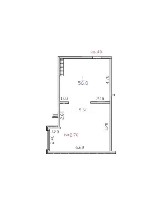 Продажа 2-комнатной квартиры, 57 м² - Продажа двухкомнатных квартир в монолитно-каркасном доме в Казахстане - страница 187 фото 3 из 3