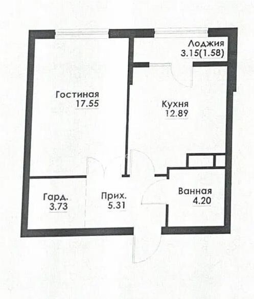 Продажа 1-комнатной квартиры, 45.26 м² - Продажа однокомнатных квартир в Алмалинском р-не Алматы - страница 14 фото 1 из 1