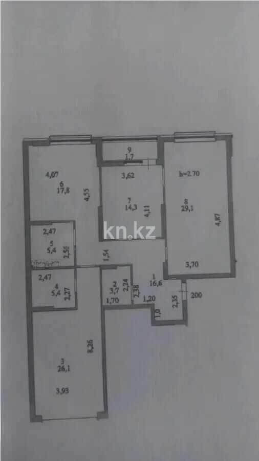 Продажа 3-комнатной квартиры, 120 м² - Продажа трехкомнатных квартир в блочном доме в Казахстане - страница 45 фото 1 из 1
