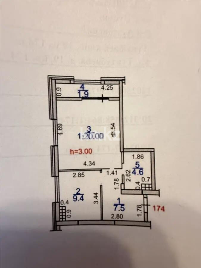 Продажа 1-комнатной квартиры, 43.4 м² - Продажа однокомнатных квартир в Ауэзовском р-не Алматы - страница 2 фото 4 из 4