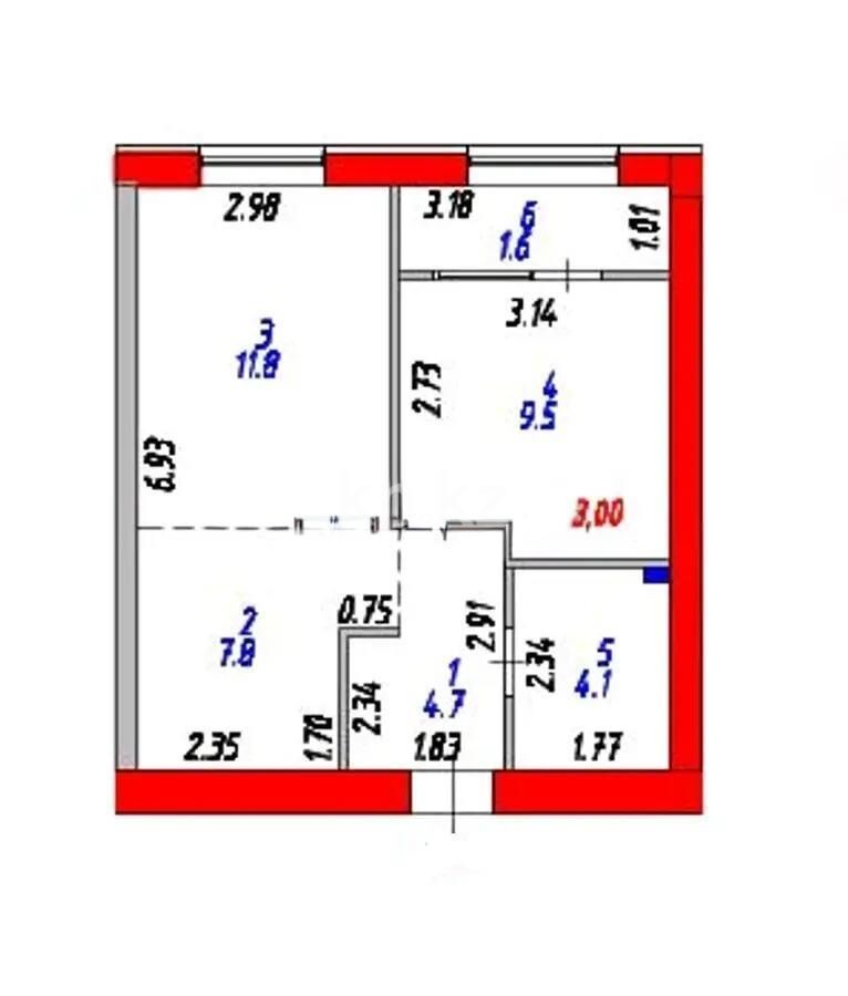 Продажа 2-комнатной квартиры, 39.5 м² - Продажа двухкомнатных квартир в кирпичном доме в Астане - страница 45 фото 8 из 8