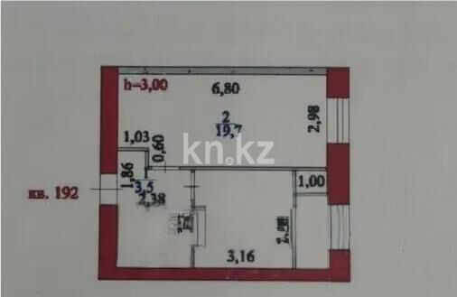 Продажа 1-комнатной квартиры, 39 м² - Продажа однокомнатных квартир в кирпичном доме в Астане - страница 67 фото 1 из 1