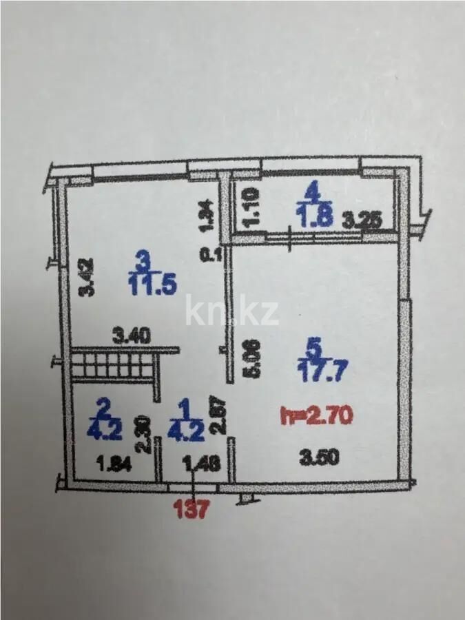 Продажа 1-комнатной квартиры, 39.7 м² - Продажа однокомнатных квартир в Наурызбайском р-не Алматы - страница 15 фото 5 из 5