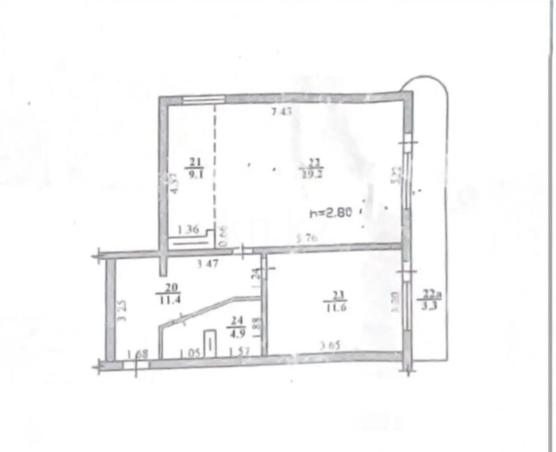 Продажа 2-комнатной квартиры, 70 м² - Продажа квартир в Казахстане - страница 265 фото 7 из 7