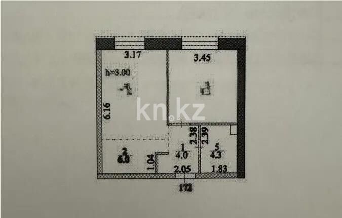 Продажа 2-комнатной квартиры, 40 м² - Продажа квартир в кирпичном доме в Казахстане - страница 62 фото 5 из 5