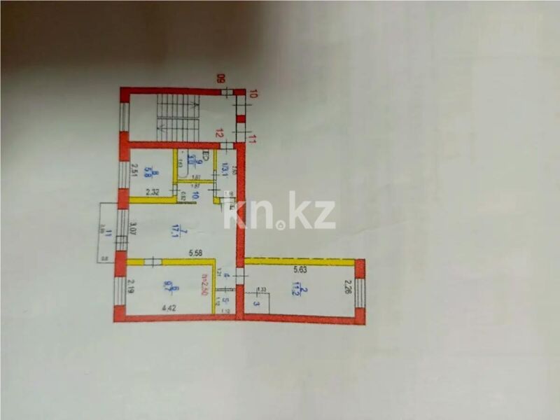 Продажа 3-комнатной квартиры, 55 м² - Продажа трехкомнатных квартир от собственников в Абае фото 1 из 1