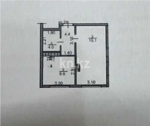Продажа 1-комнатной квартиры, 38 м² - Продажа однокомнатных квартир в Жетысуском р-не Алматы - страница 3 фото 1 из 1