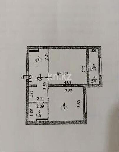 Продажа 2-комнатной квартиры, 46 м² - Продажа квартир в Павлодаре фото 4 из 4