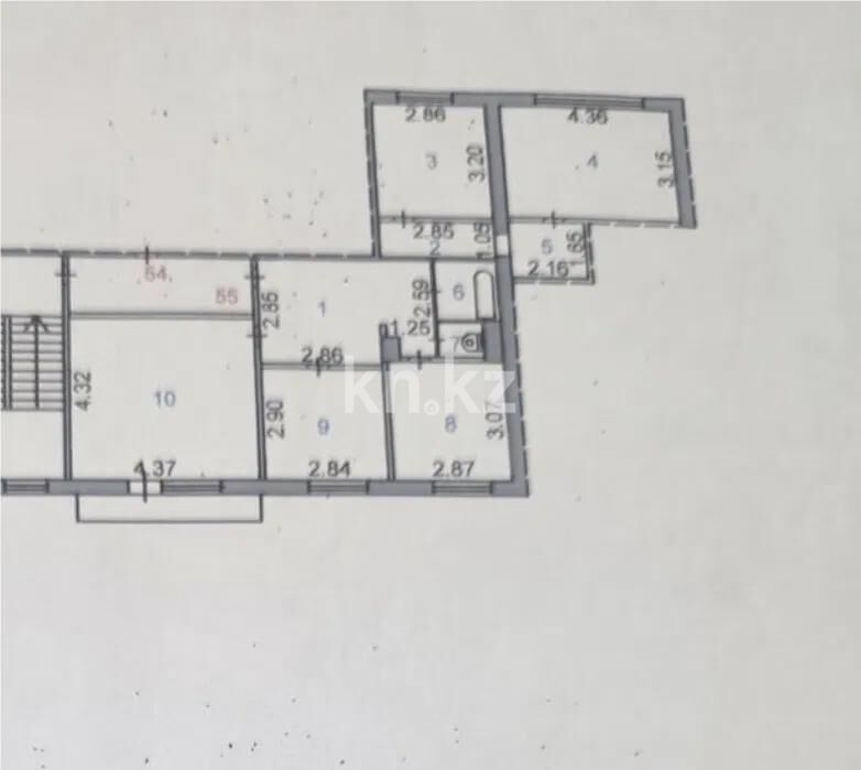 Продажа 4-комнатной квартиры, 81 м² - Продажа четырехкомнатных квартир в панельном доме в Караганде фото 5 из 5