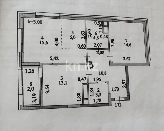 Продажа 3-комнатной квартиры, 70.2 м² - Продажа квартир в блочном доме в Казахстане - страница 24 фото 7 из 7