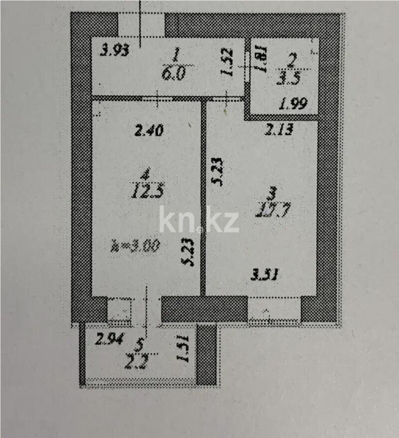 Продажа 1-комнатной квартиры, 41.9 м² - Продажа однокомнатных квартир от собственников в Астане - страница 43 фото 3 из 3