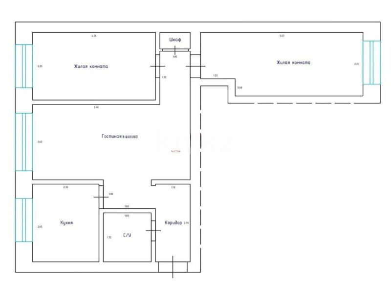 Продажа 3-комнатной квартиры, 52 м² - Продажа квартир в Майкудуке Караганды - страница 22 фото 3 из 3