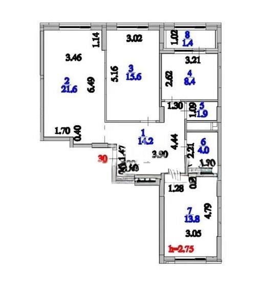Продажа 3-комнатной квартиры, 81 м² - Продажа квартир в Астане - страница 473 фото 7 из 7