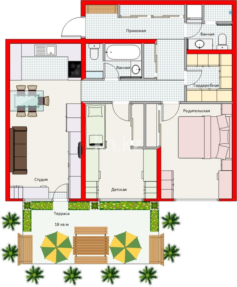 Продажа 3-комнатной квартиры, 87.3 м² - Продажа трехкомнатных квартир в монолитном доме в Алматы - страница 3 фото 4 из 40