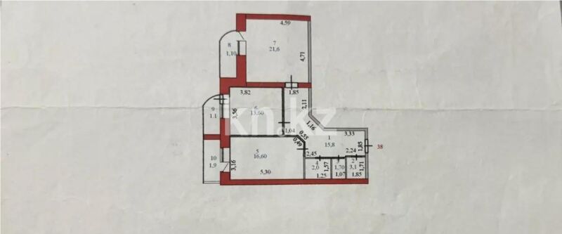 Продажа 2-комнатной квартиры, 78.5 м² - Недвижимость в Астане - страница 6 фото 6 из 6