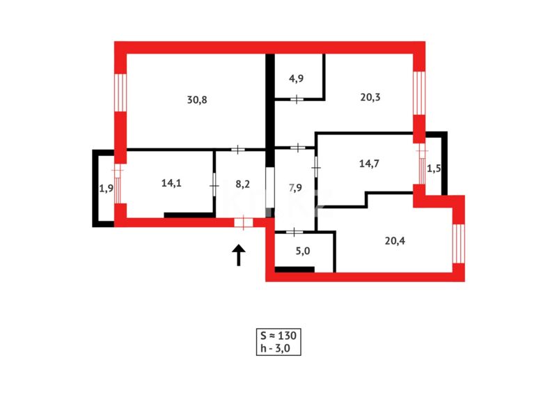 Продажа 4-комнатной квартиры, 130 м² - Продажа квартир в новостройках Караганды фото 29 из 29