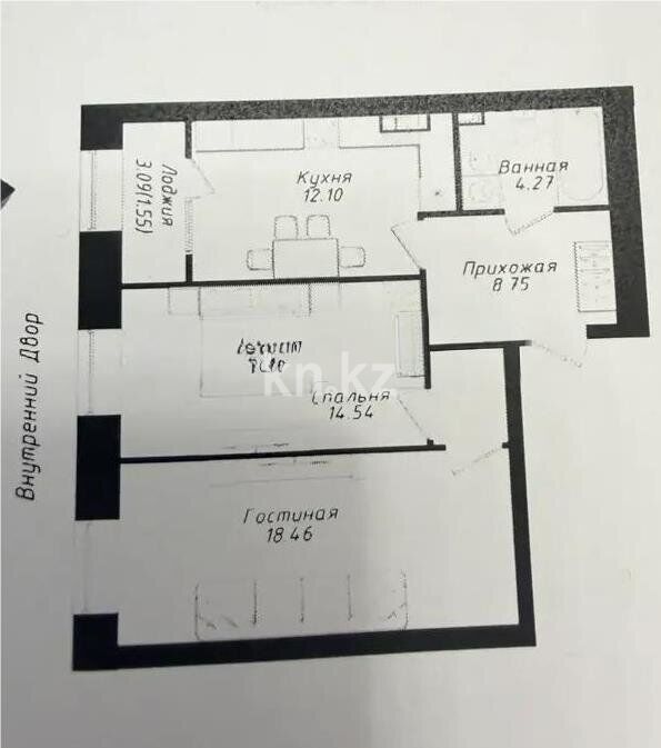 Продажа 2-комнатной квартиры, 59.7 м² - Продажа двухкомнатных квартир от собственников в Астане - страница 11 фото 1 из 1